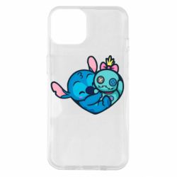 Чехол для iPhone 14 Стич с куклой - PrintSalon