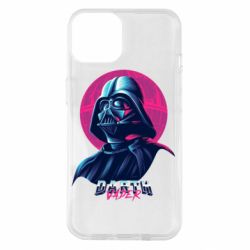 Чехол для iPhone 14 Synthwave Darth Vader - PrintSalon
