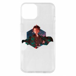 Чехол для iPhone 14 Танджиро Камадо - PrintSalon