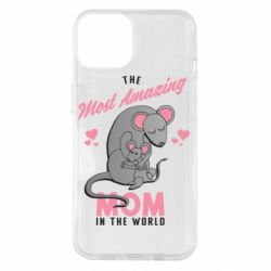Чехол для iPhone 14 The Most amazing mom in the world-PrintSalon Чехол для iPhone 14 The Most amazing mom in the world
