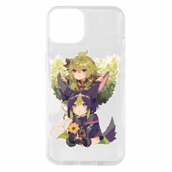 Чехол для iPhone 14 Тигнари с Коллеи - PrintSalon