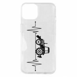 Чехол для iPhone 14 Трактор импульс - PrintSalon