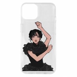 Чехол для iPhone 14 Уэнсдей арт - PrintSalon