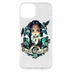 Чехол для iPhone 14 Уэнздей арт - PrintSalon