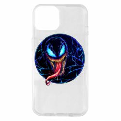 Чохол для iPhone 14 Venom black and blue style - PrintSalon