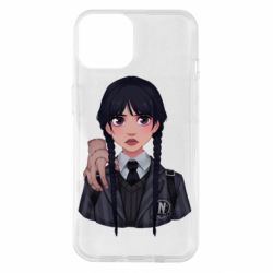 Чехол для iPhone 14 Wednesday and It - PrintSalon