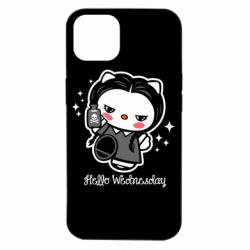 Чехол для iPhone 14 Wednesday Hello Kitty - PrintSalon
