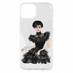 Чехол для iPhone 14 Wednesday Sketch - PrintSalon