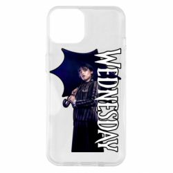Чехол для iPhone 14 Wendesday Addams - PrintSalon