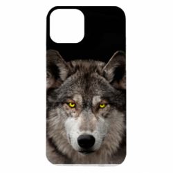 Чохол для iPhone 14 Wolf with yellow eyes-PrintSalon Чохол для iPhone 14 Wolf with yellow eyes