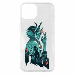 Чехол для iPhone 14 Xiao silhouette - PrintSalon