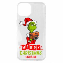 Чохол для iPhone 14 З Різдвом Христовим Україно-Грінч і Генератор - PrintSalon