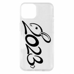 Чехол для iPhone 14 Заяц 2023 - PrintSalon