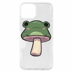 Чехол для iPhone 14 Жабо-гриб - PrintSalon