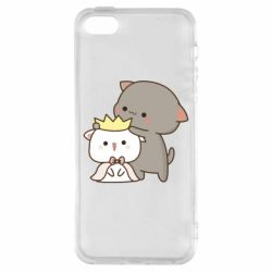 Чехол для iPhone5/5S/SE Чиби котики - PrintSalon