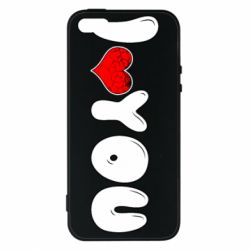 Чехол для iPhone5/5S/SE День Валентина I love you - PrintSalon