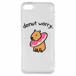 Чехол для iPhone5/5S/SE Donut Worry - PrintSalon