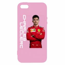 Чехол для iPhone5/5S/SE F1 Charles Leclerc - PrintSalon
