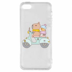Чехол для iPhone5/5S/SE Капибара и Морская свинка - PrintSalon