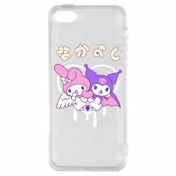 Чехол для iPhone5/5S/SE Kuromi and My Melody - PrintSalon