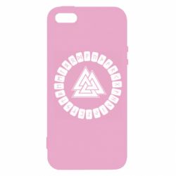Чехол для iPhone5/5S/SE Scandinavian Runes And Walknut - PrintSalon