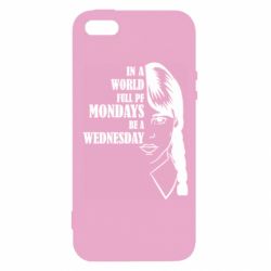 Чехол для iPhone5/5S/SE Wednesday girl - PrintSalon