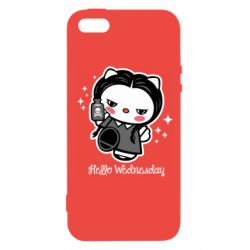 Чехол для iPhone5/5S/SE Wednesday Hello Kitty - PrintSalon