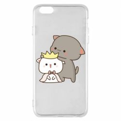 Чехол для iPhone 6 Plus/6S Plus Чиби котики - PrintSalon