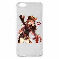Чехол для iPhone 6 Plus/6S Plus Ху Тао Геншин - PrintSalon
