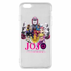 Чехол для iPhone 6 Plus/6S Plus JoJo Golden Wind - PrintSalon