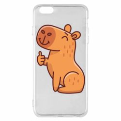 Чехол для iPhone 6 Plus/6S Plus Капибара лайк - PrintSalon