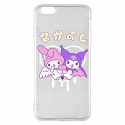 Чехол для iPhone 6 Plus/6S Plus Kuromi and My Melody - PrintSalon