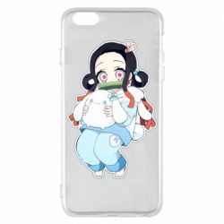Чехол для iPhone 6 Plus/6S Plus Very cute Nezuko - PrintSalon