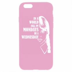 Чехол для iPhone 6 Plus/6S Plus Wednesday girl - PrintSalon