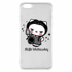 Чехол для iPhone 6 Plus/6S Plus Wednesday Hello Kitty - PrintSalon