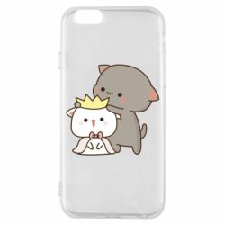 Чехол для iPhone 6/6S Чиби котики - PrintSalon