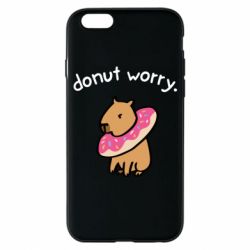 Чехол для iPhone 6/6S Donut Worry - PrintSalon