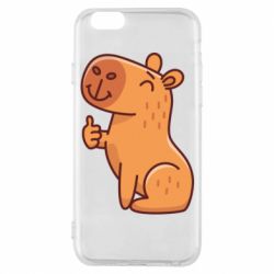 Чехол для iPhone 6/6S Капибара лайк - PrintSalon