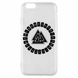 Чехол для iPhone 6/6S Scandinavian Runes And Walknut - PrintSalon