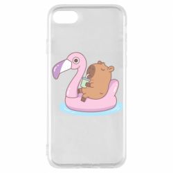 Чехол для iPhone 7 Capybara Chilling - PrintSalon