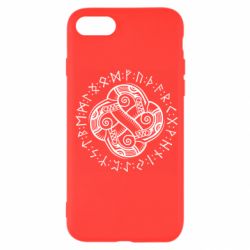 Чехол для iPhone 7 Celtic Dragon and Runes - PrintSalon