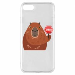 Чехол для iPhone 7 Капибара. Error - PrintSalon