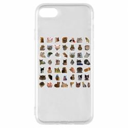 Чехол для iPhone 7 Коты мем. - PrintSalon