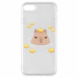 Чехол для iPhone 7 Морда капибары - PrintSalon