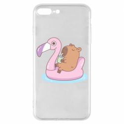 Чехол для iPhone 7 Plus Capybara Chilling - PrintSalon