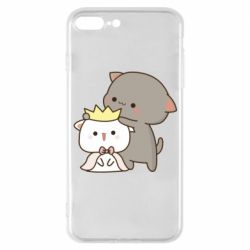 Чехол для iPhone 7 Plus Чиби котики - PrintSalon