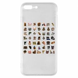 Чехол для iPhone 7 Plus Коты мем. - PrintSalon