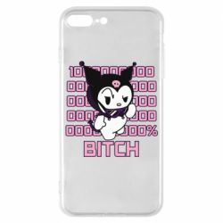 Чехол для iPhone 7 Plus Kuromi bitch - PrintSalon