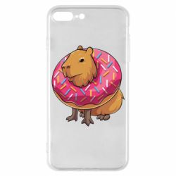 Чехол для iPhone 7 Plus Пончик с капибарой - PrintSalon