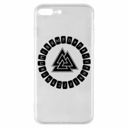 Чехол для iPhone 7 Plus Scandinavian Runes And Walknut - PrintSalon